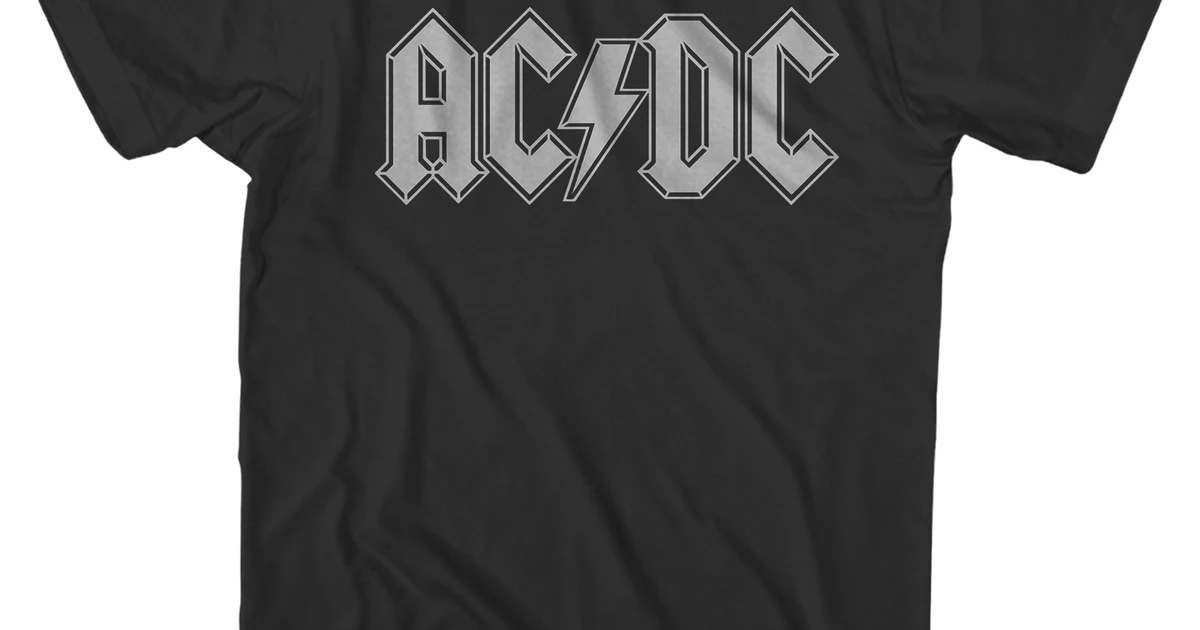AC/DC T-Shirt | Classic Voltage Logo AC/DC Shirt