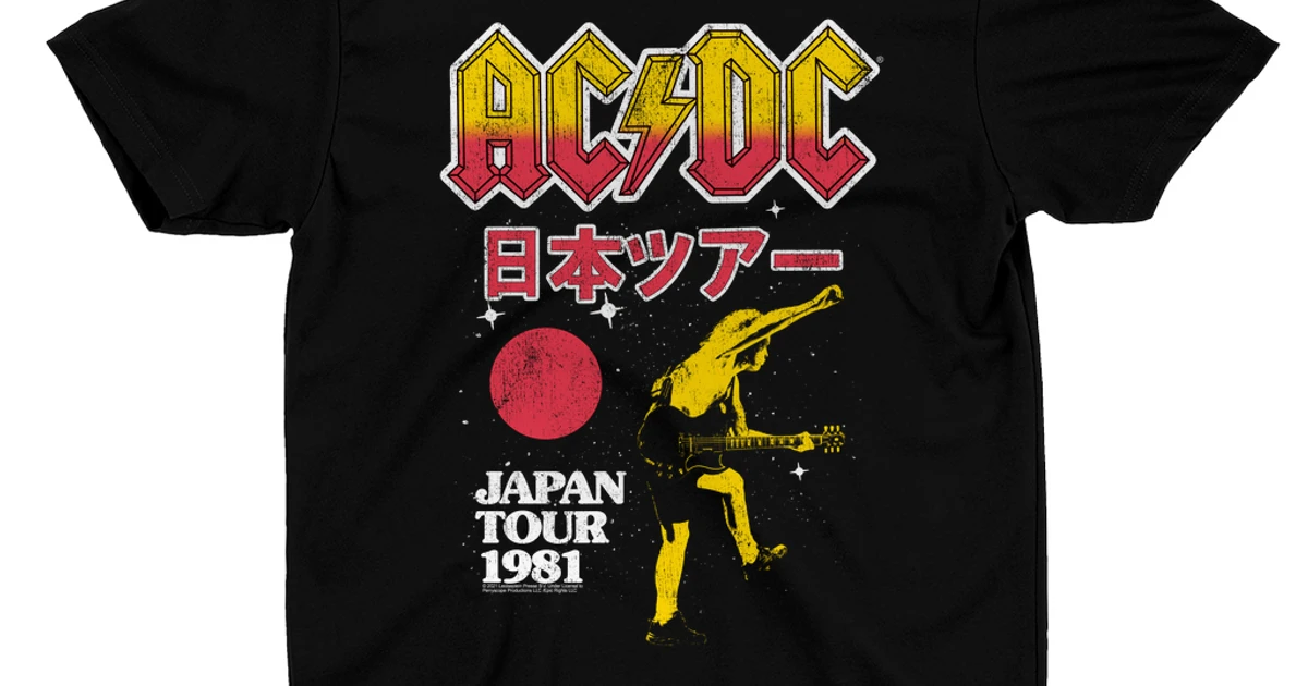 Tシャツ 1981 日本ツアー AC/DC