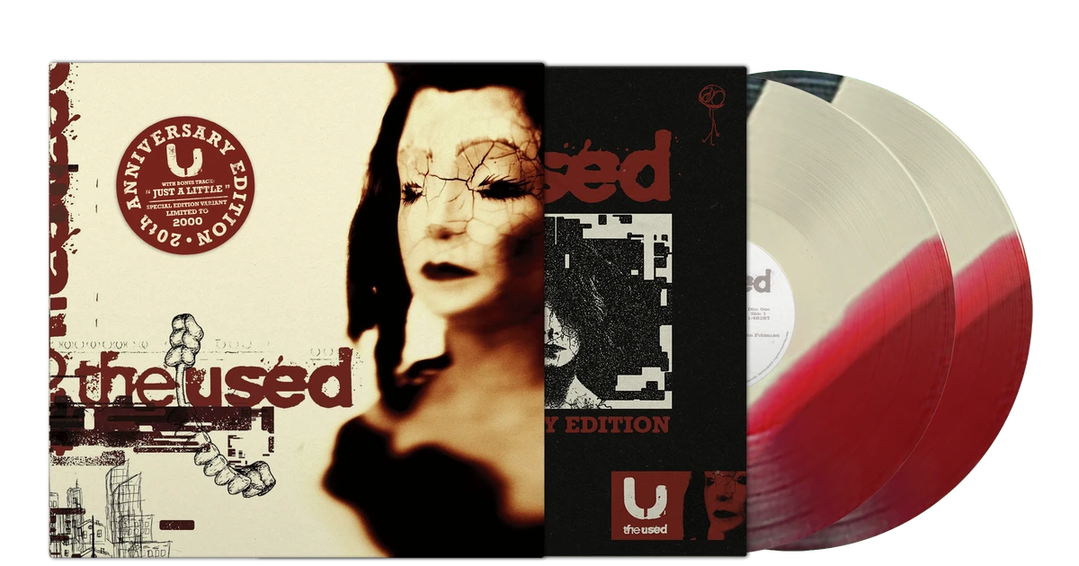 The Used Self Titled 20th Anniversary LP - Black, Bone, Oxblood