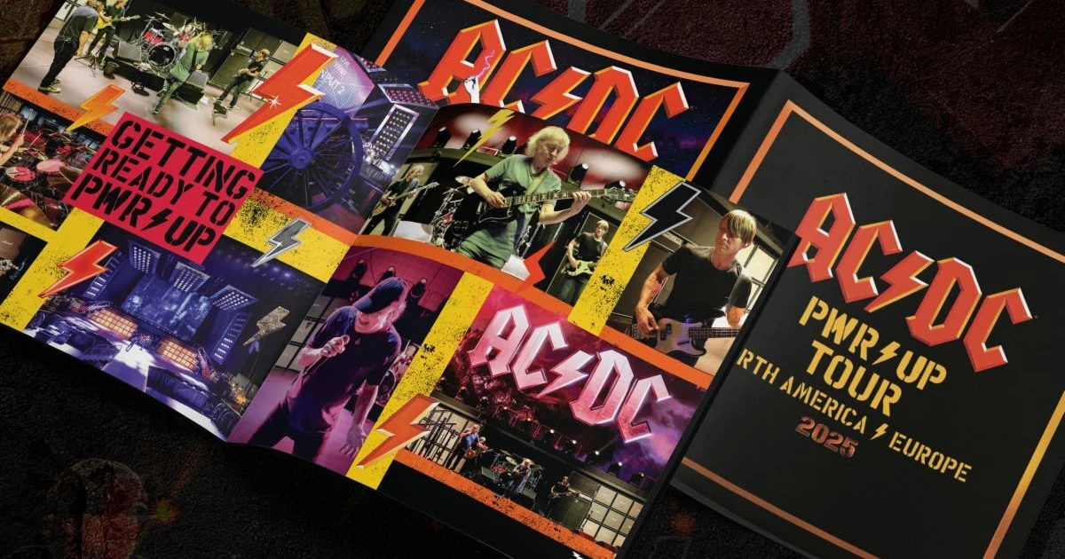 AC/DC 2025 PWR UP Tour Program