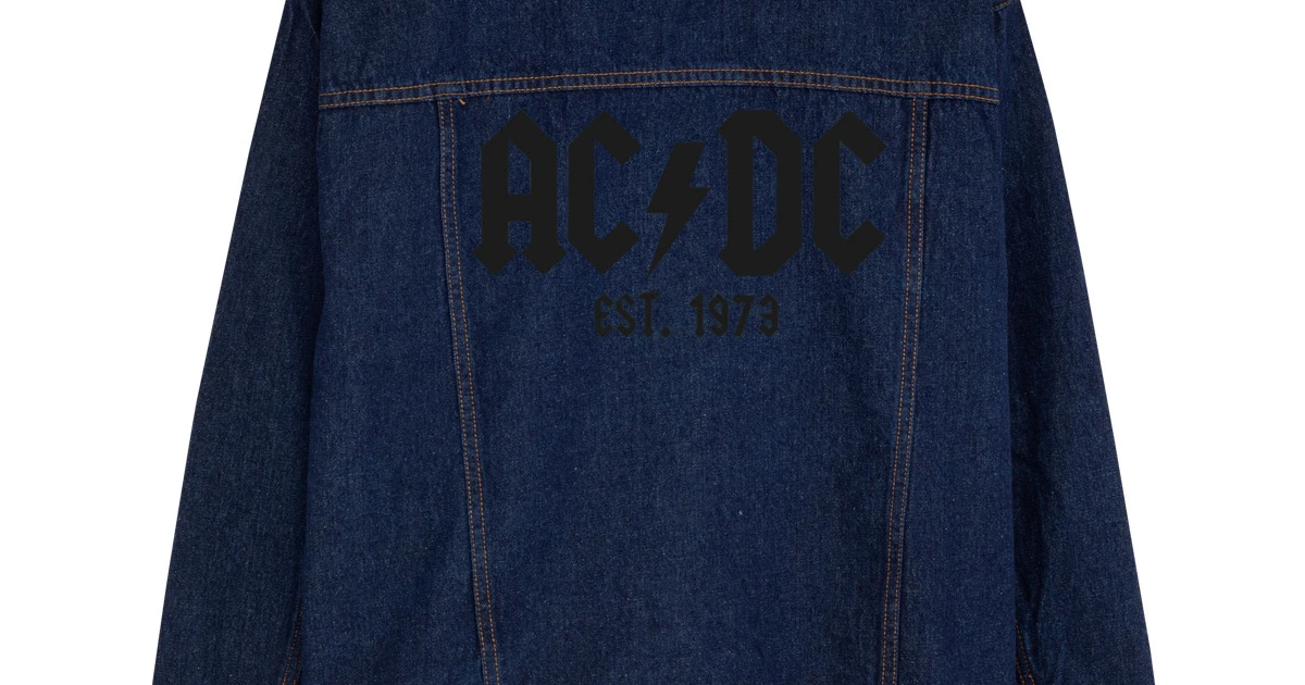 AC/DC Est. 1973 Personalized Jean Jacket