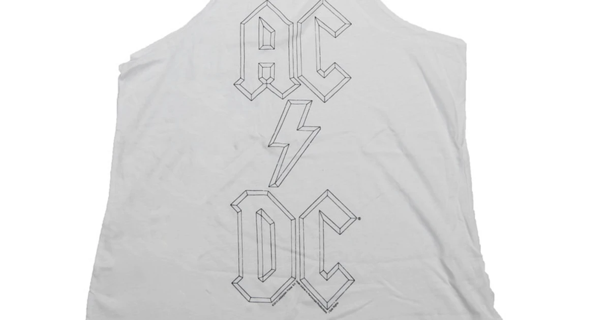 AC/DC Stacked Logo Tunic