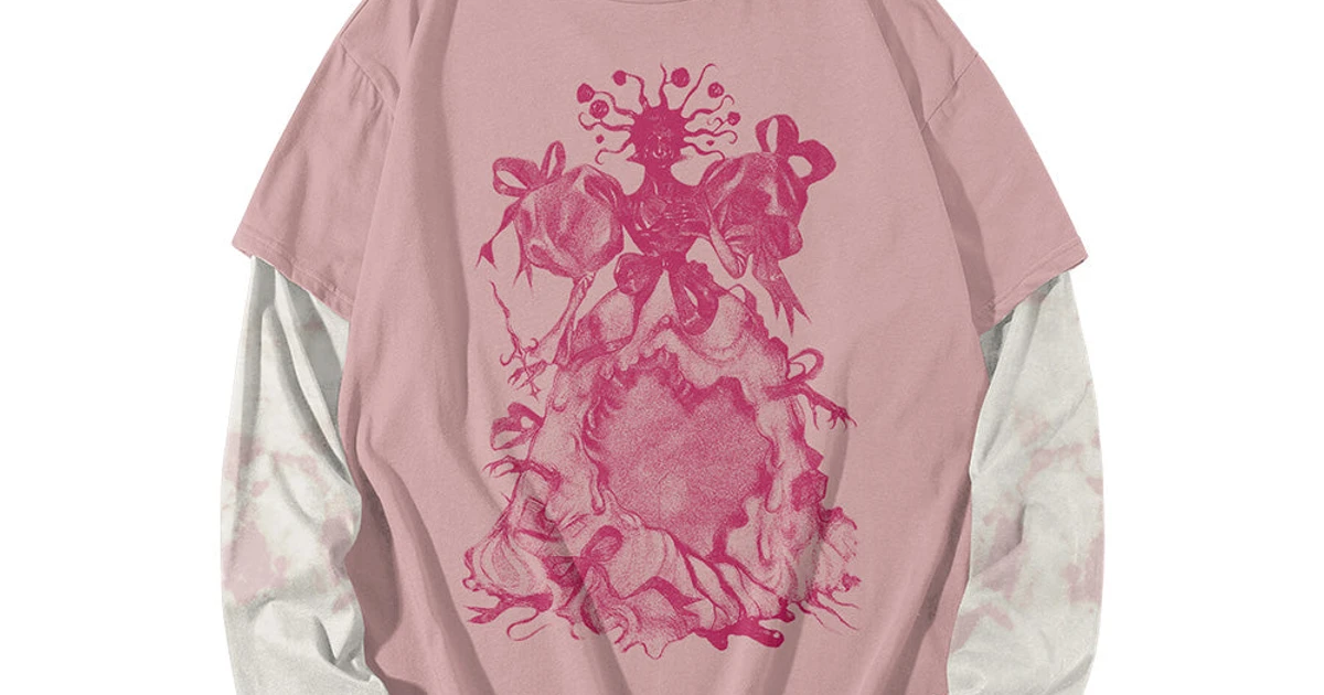 Melanie Martinez Strawberry Shortcake 2 in 1 Long Sleeve T-Shirt
