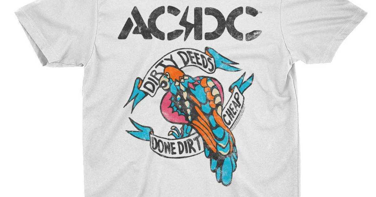 Deeds Dirty tシャツ Done Cheap Dirt ACDC