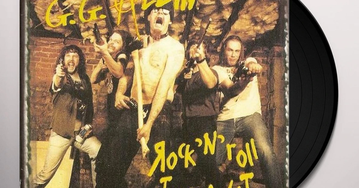 GG Allin Rock'n'roll terrorist Vinyl Record