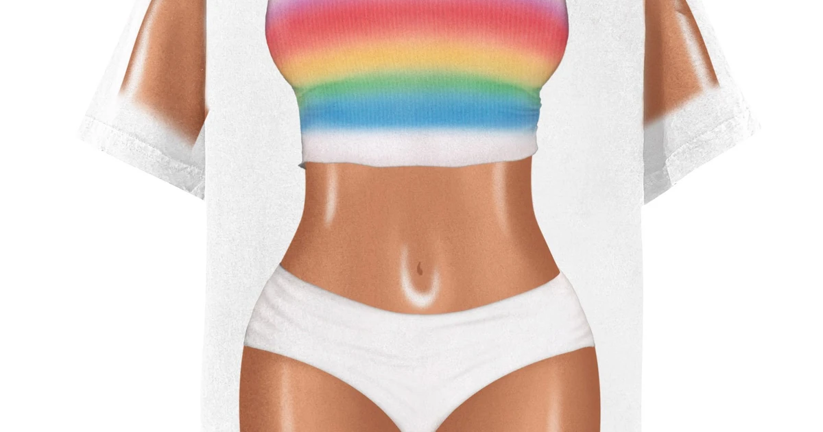 Mariah Carey Mariah Rainbow Body Tee