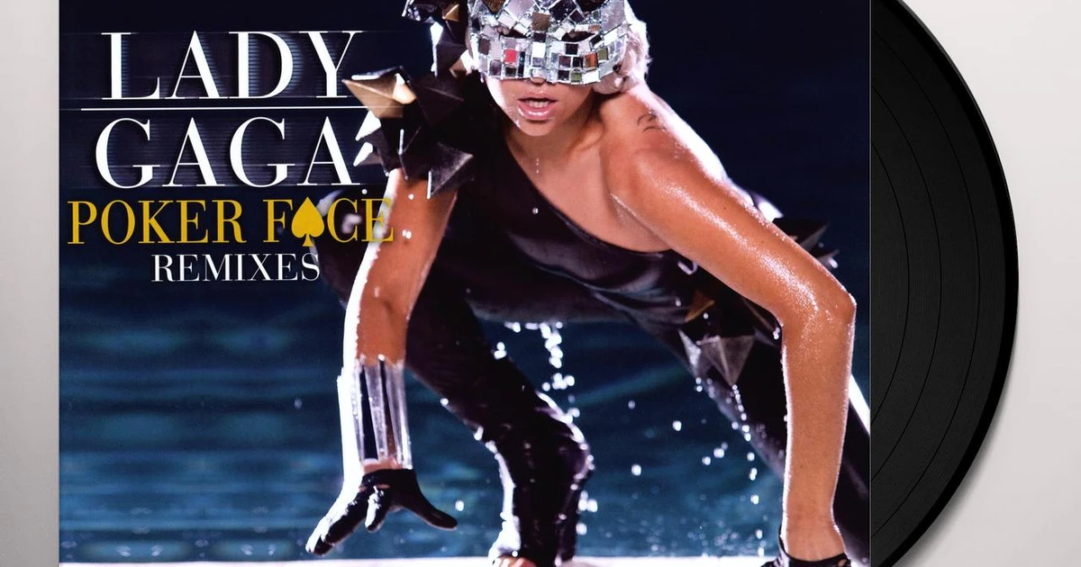 Lady Gaga POKER FACE REMIXES (X5) Vinyl Record - Remixes