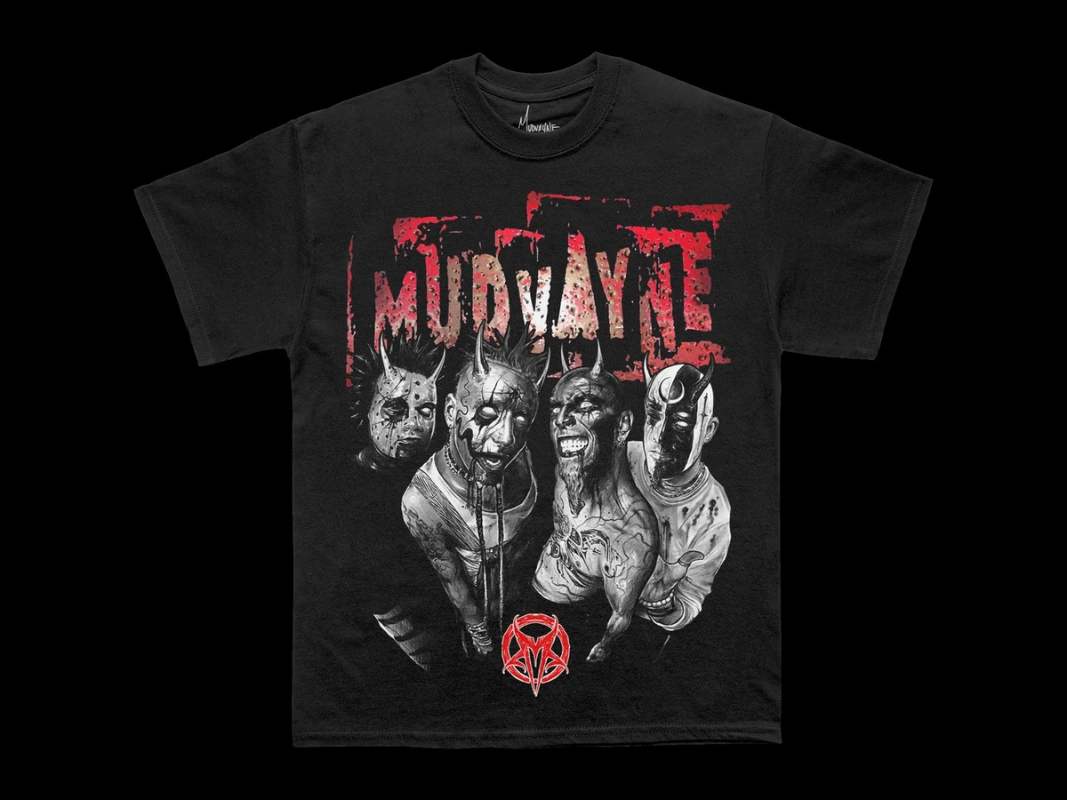 MUDVAYNE　Tシャツ　XL Vintage Mudvayne Can You Dig It Tour Cotton S-5XL Black Unisex T