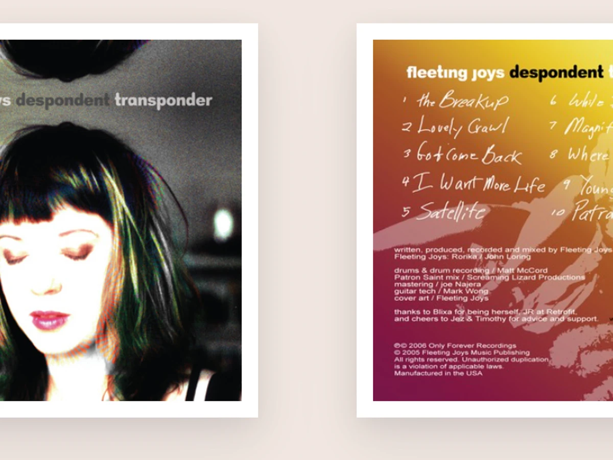 Fleeting Joys Despondent Transponder Vinyl Reissue