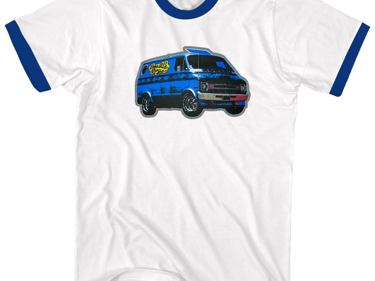 Beastie Boys T-Shirt | Aloha Mr. Hand Blue Van Beastie Boys Shirt