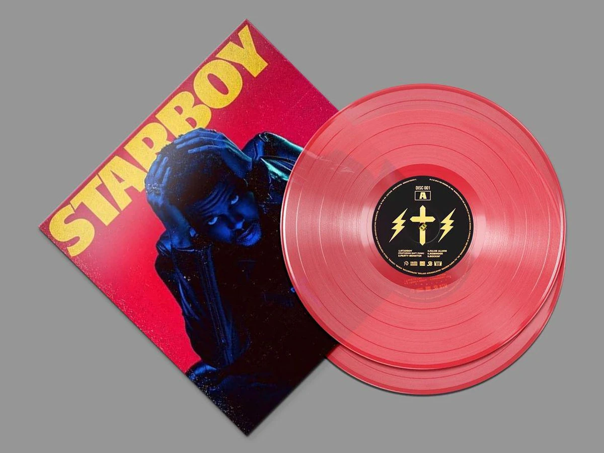 WEEKND　STARBOY VINYL) (TRANSLUCENT RED