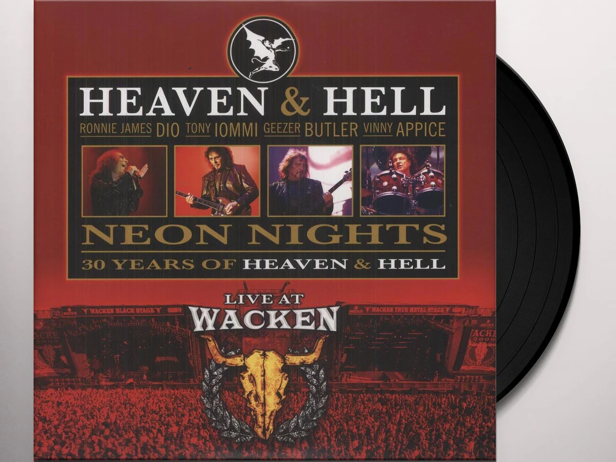 Heaven & Hell NEON NIGHTS: LIVE AT WACKEN Vinyl Record