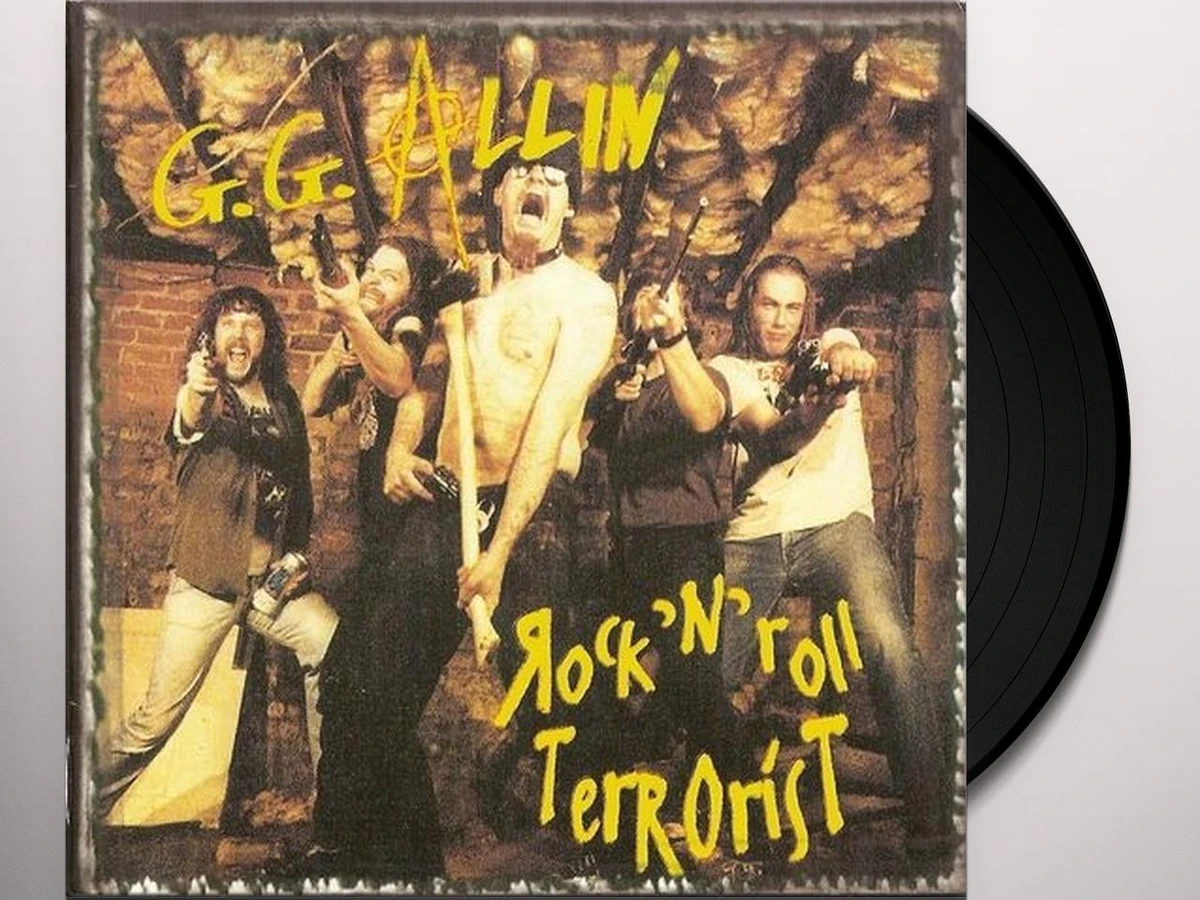 GG Allin Rock'n'roll terrorist Vinyl Record