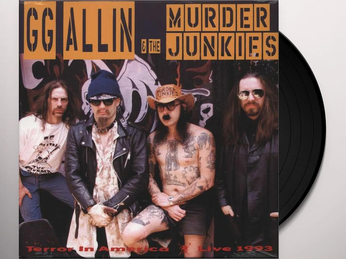GG Allin & the Murder Junkies TERROR IN AMERICA Vinyl Record