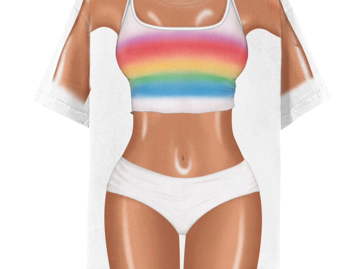 ラスベガス Tシャツ　XXLサイズ マライア・キャリー　Rainbow