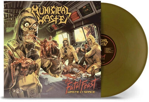 Municipal Waste LP Vinyl - Fatal Feast - Gold (Colv) (Gate) (Gol)