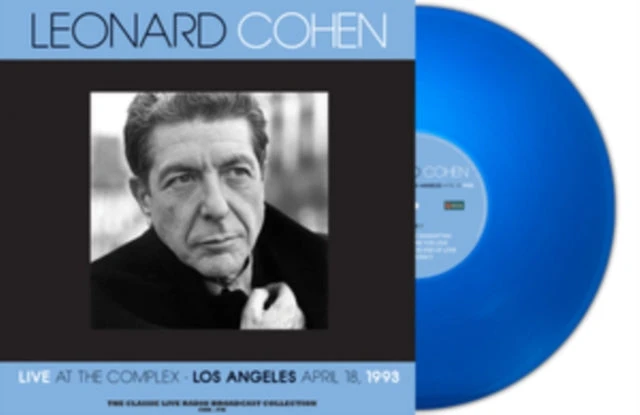 Leonard Cohen LP Vinyl Record - Live At The Complex 19 93 (Blue Vinyl)