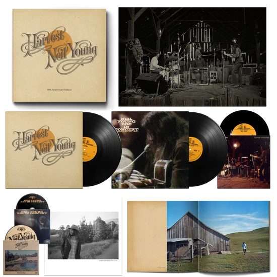 Neil Young Harvest 50th Anniversary Edition Deluxe LP Box Set (Vinyl)