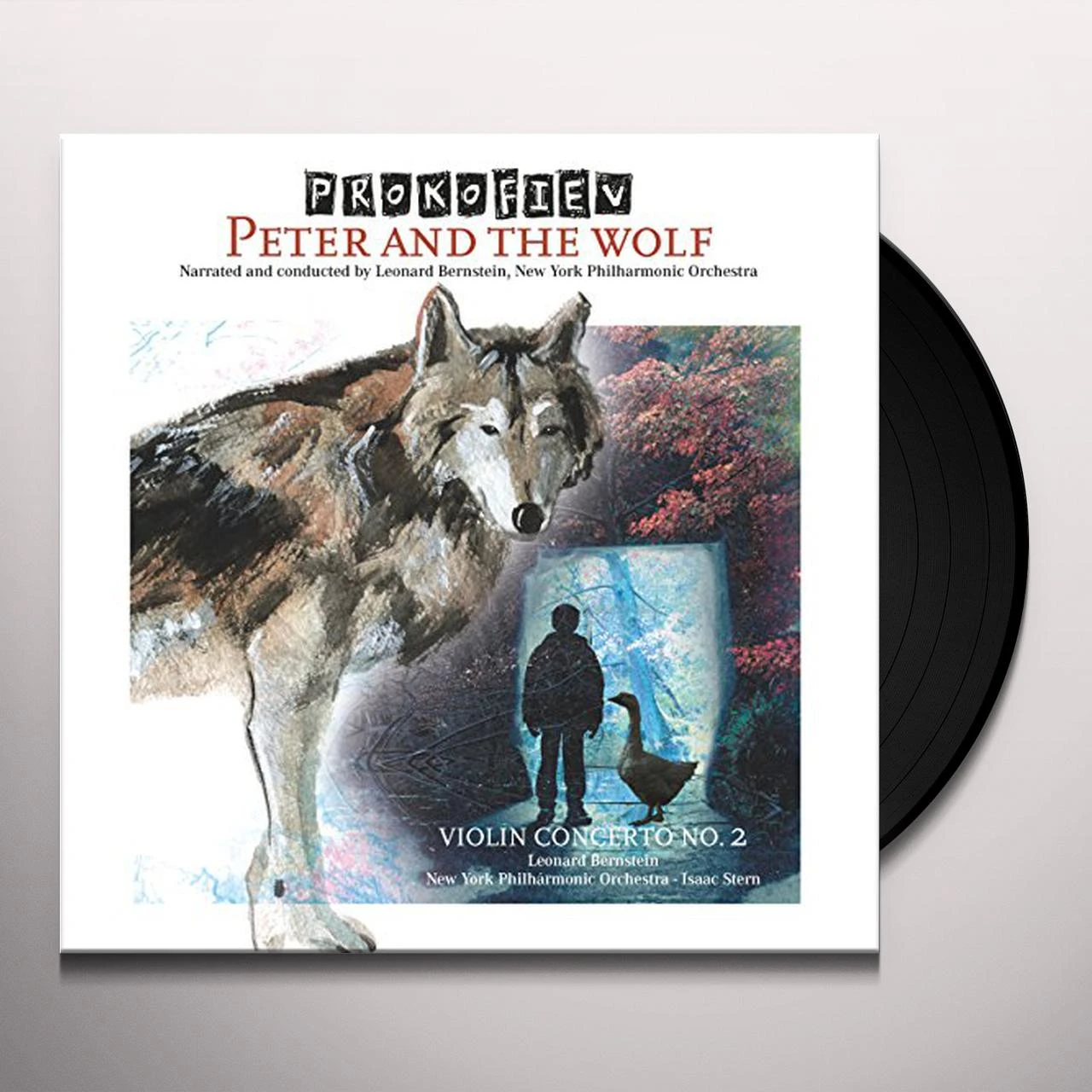 Sergei Prokofiev PETER & THE WOLF / VIOLIN CONCERTO 2 Vinyl Record