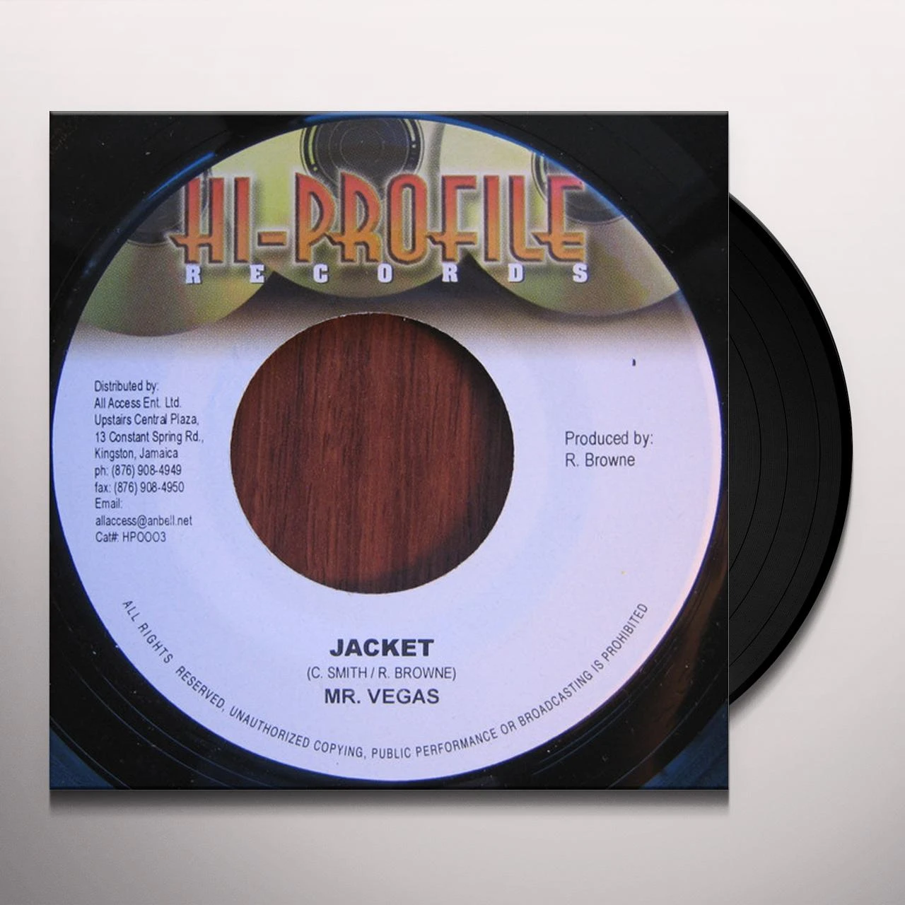 Mr. Vegas Jacket Vinyl Record