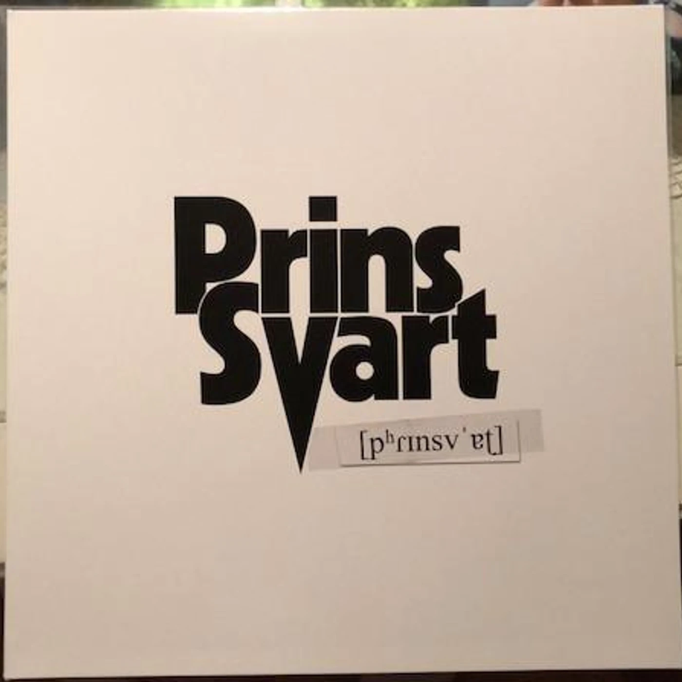 Prins Svart Vinyl Record