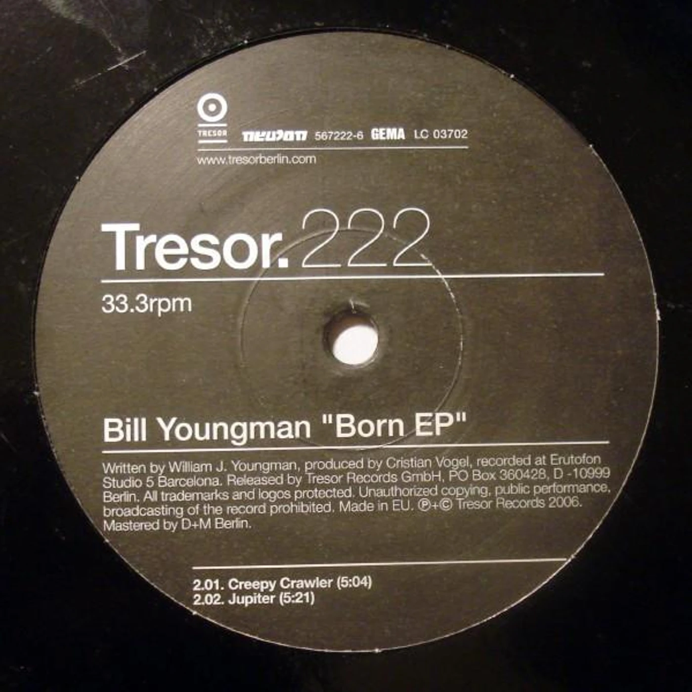 Bill Youngman BORN Vinyl Record