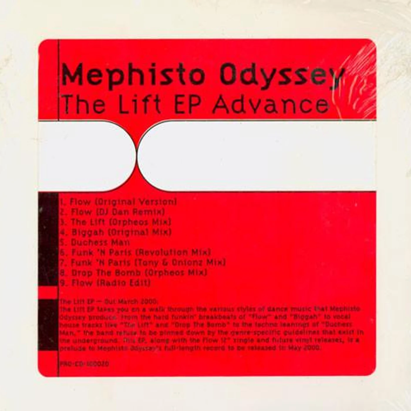 Mephisto Odyssey LIFT EP Vinyl Record
