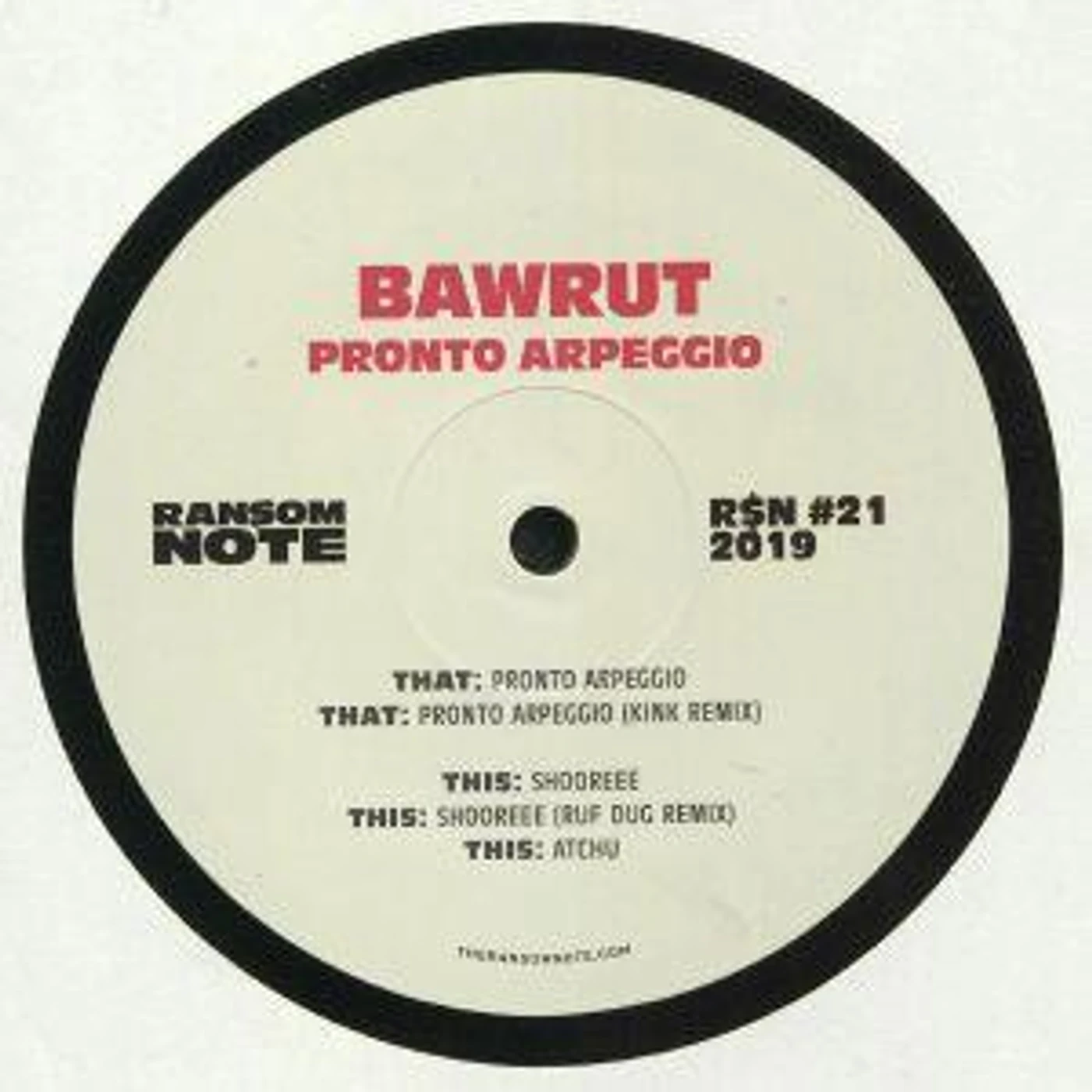 Bawrut Pronto Arpeggio Vinyl Record