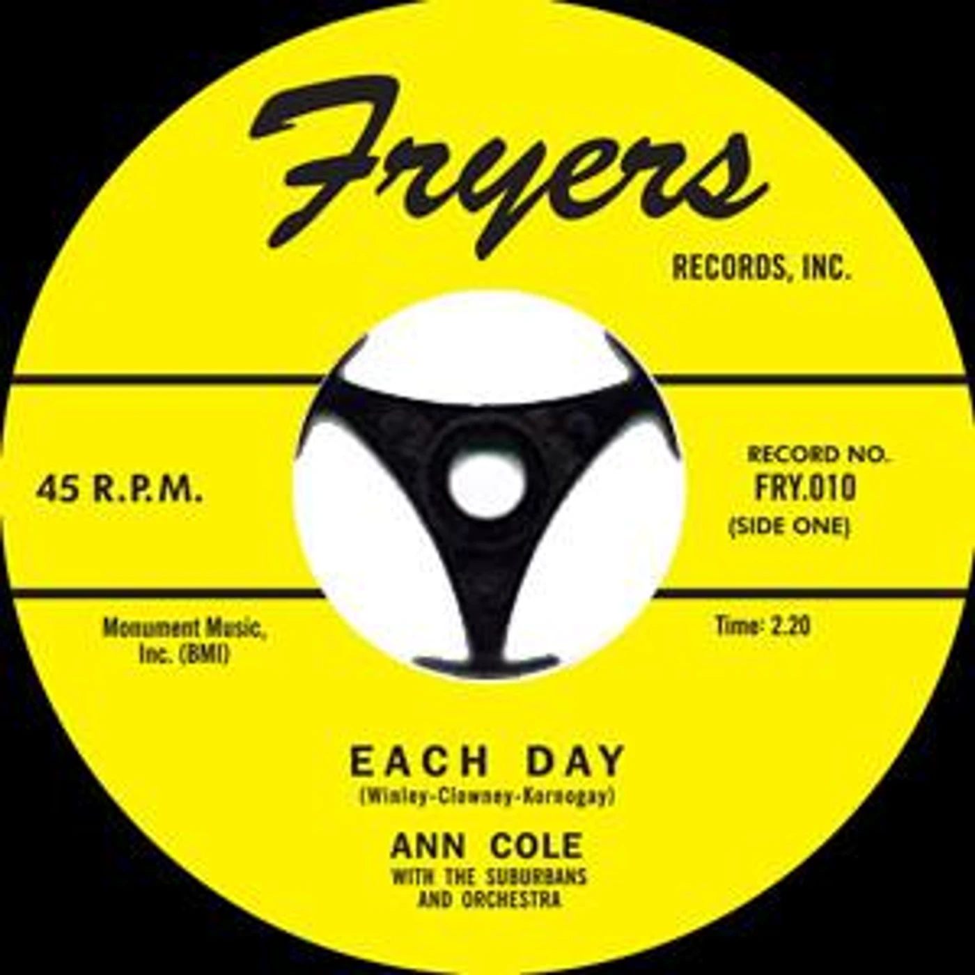 Ann Cole EACH DAY/HAVE FUN Vinyl Record - UK Release