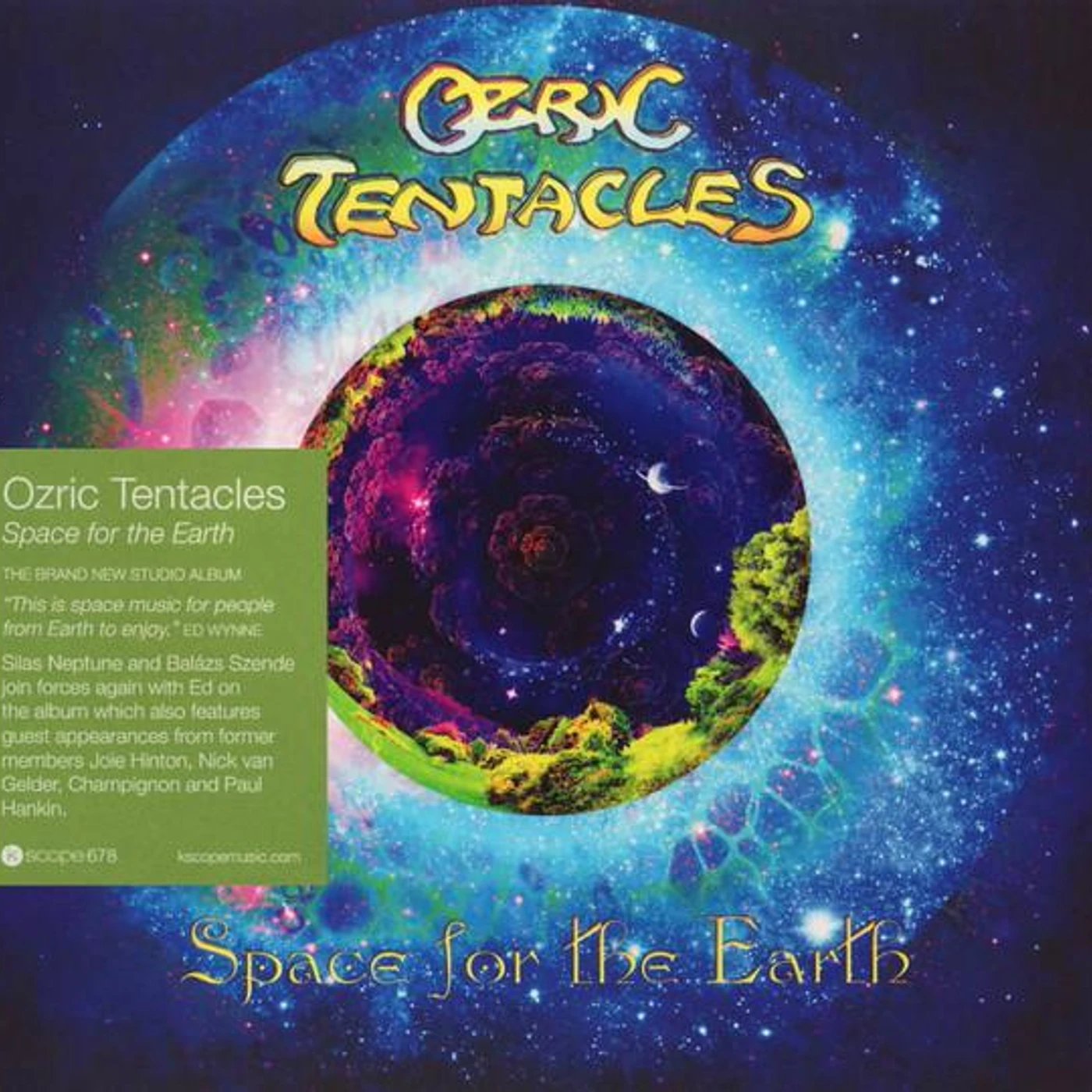 Ozric Tentacles SPACE FOR THE EARTH CD