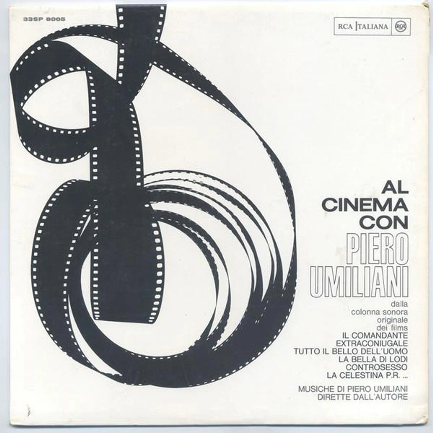 AL CINEMA CON PIERO UMILIANI Vinyl Record