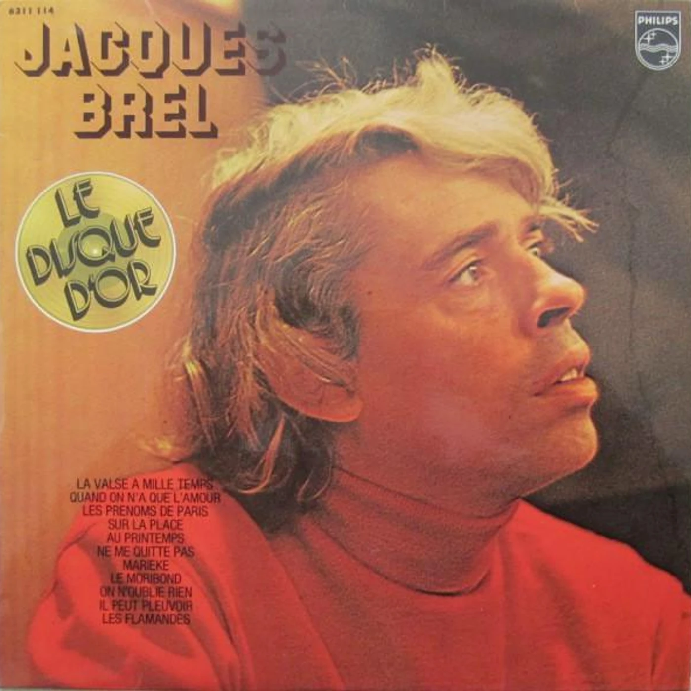 Jacques Brel T DISQUE D'OR CD