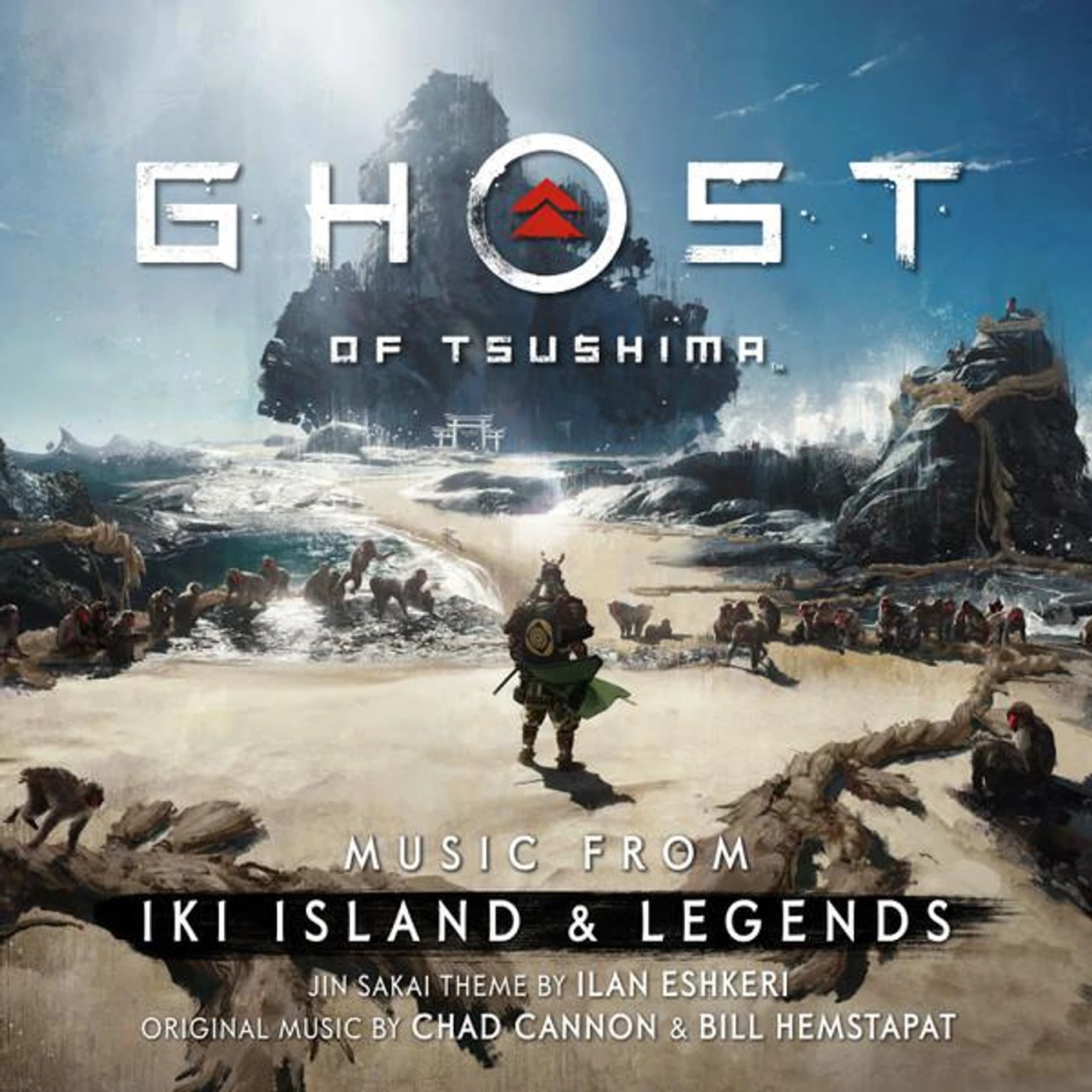 Chad Cannon & Bill Hemstapat GHOST OF TSUSHIMA: MUSIC FROM IKI ISLAND & LEGENDS (BLUE & BLACK SWIRL VINYL) Vinyl Record
