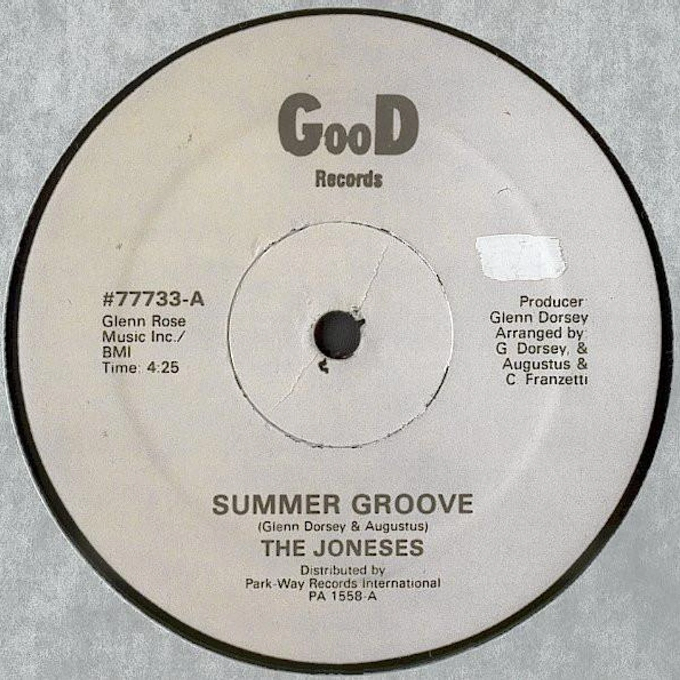 The Joneses SUMMER GROOVE CD