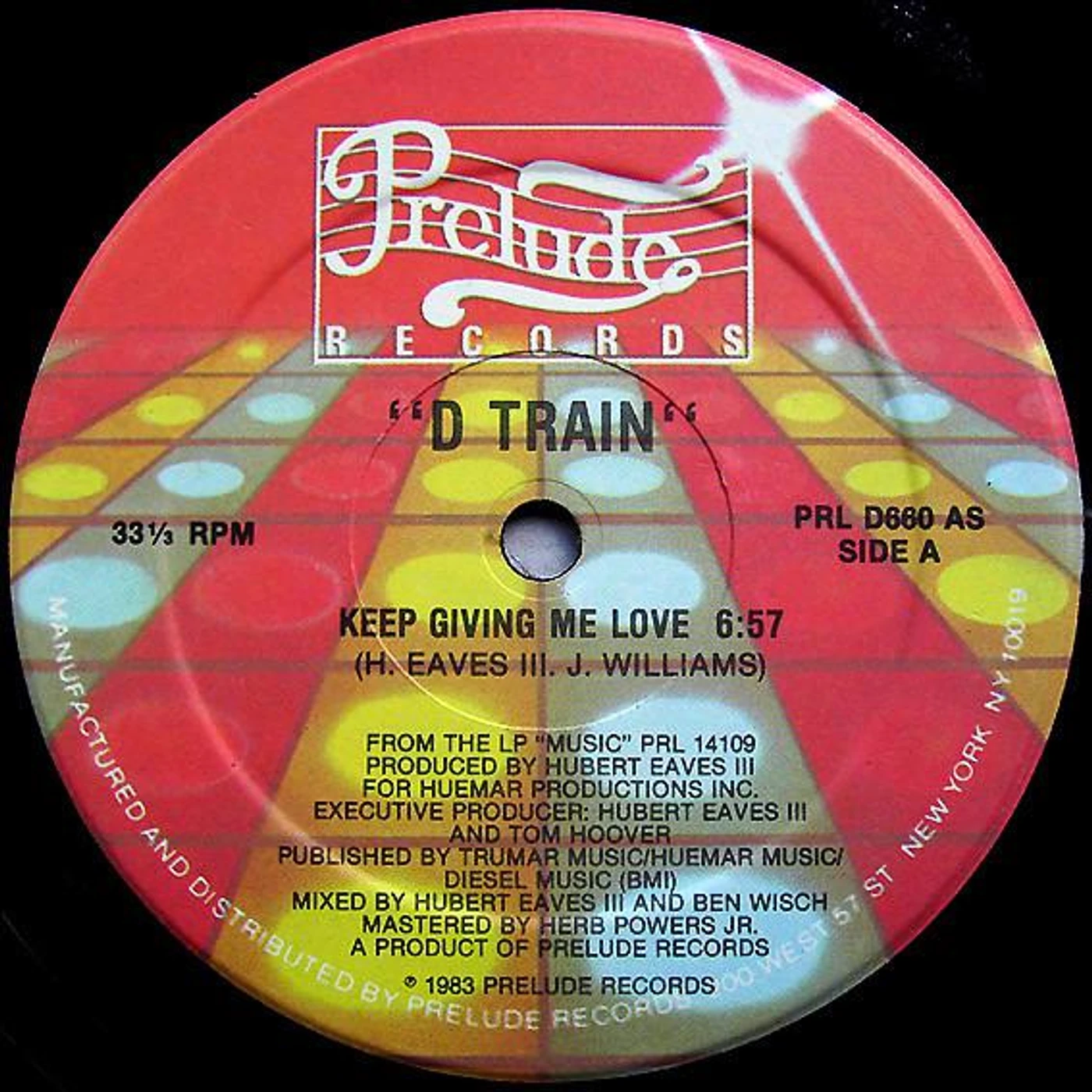 D-Train Keep Giving Me Love Vinyl Record