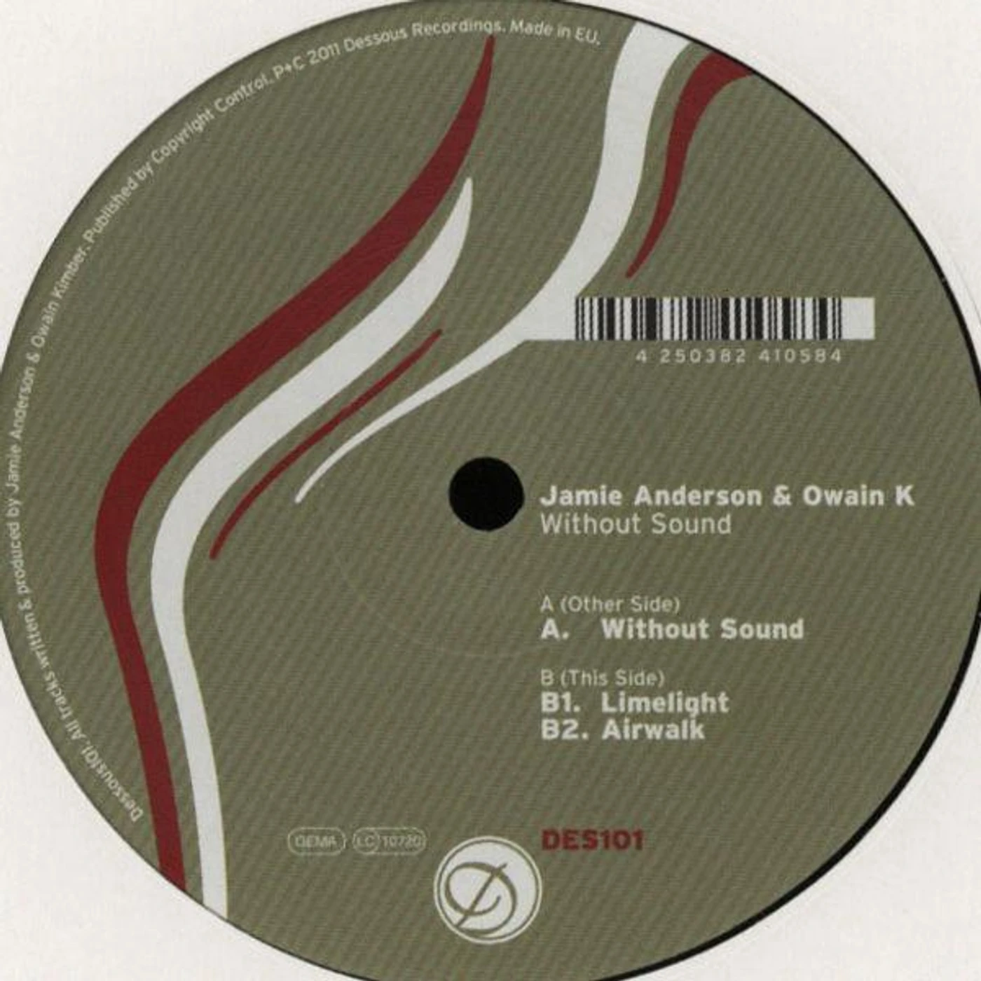 Jamie Anderson Without Sound Vinyl Record