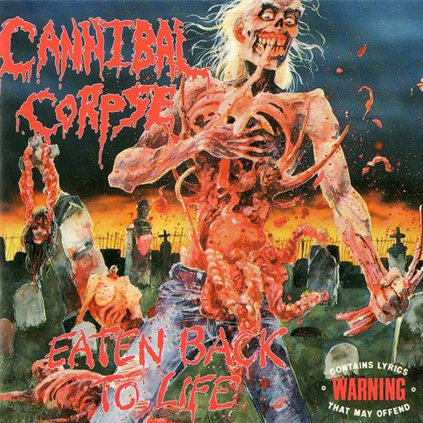Cannibal Corpse Eaten Back To Life (Green Smoke) Vinyl Record
