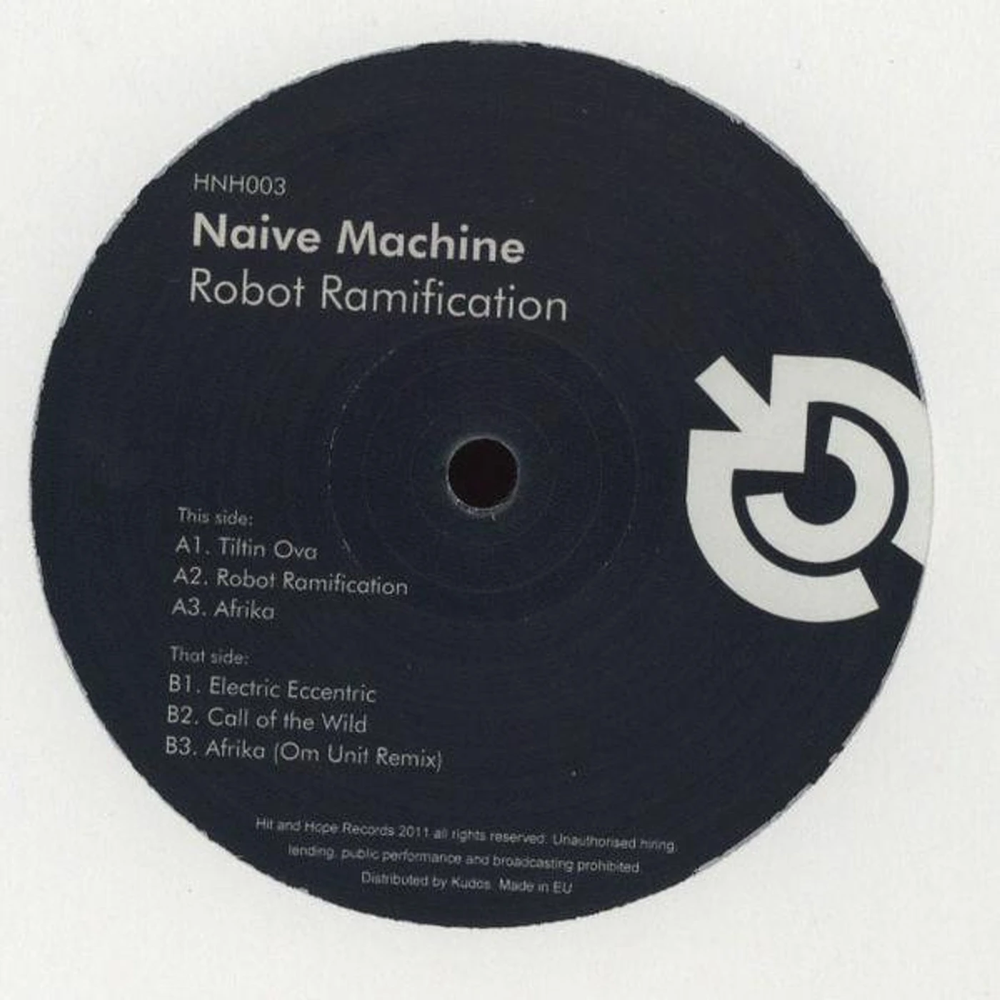Naive Machine ROBOT RAMIFICATION Vinyl Record - UK Release