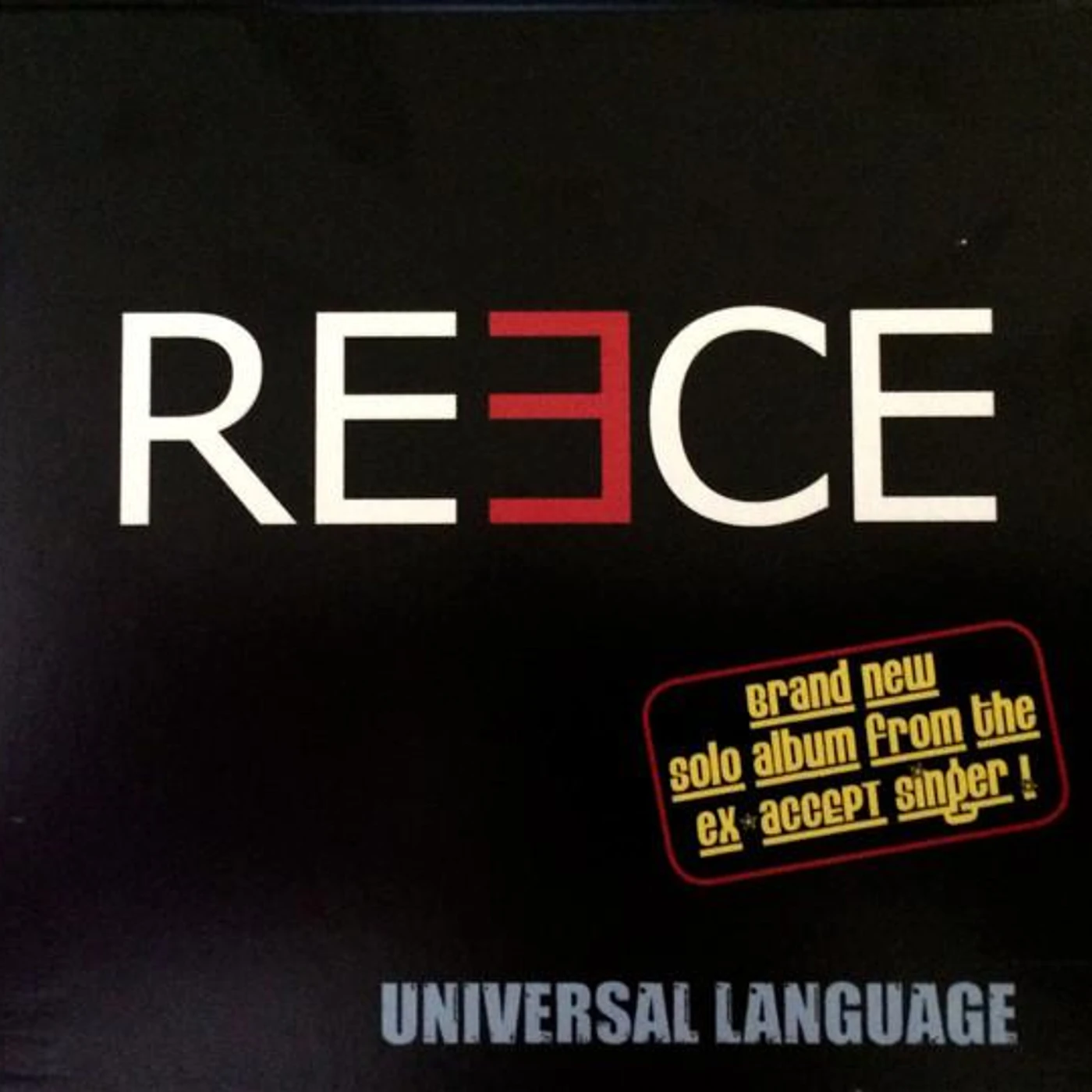 David Reece UNIVERSAL LANGUAGE CD