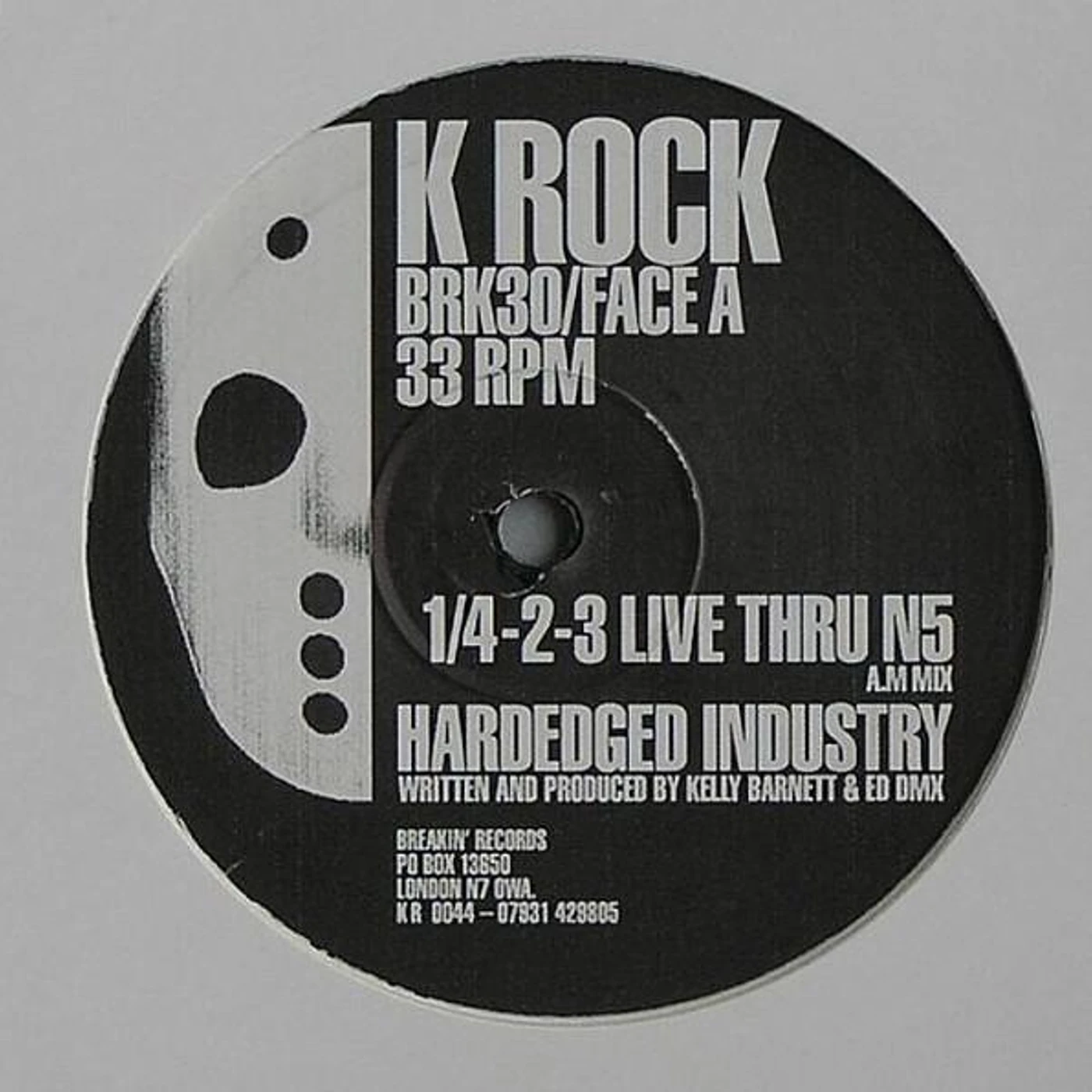 K-Rock HARDEDGED INDUSTRY Vinyl Record - UK Release