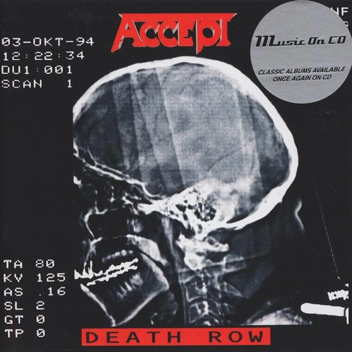 Accept DEATH ROW (24BIT REMASTERED) CD