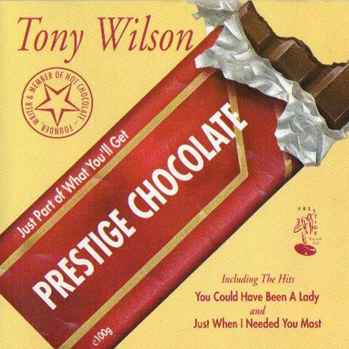 Tony Wilson JUST PART OF WHAT YOULL GET CD