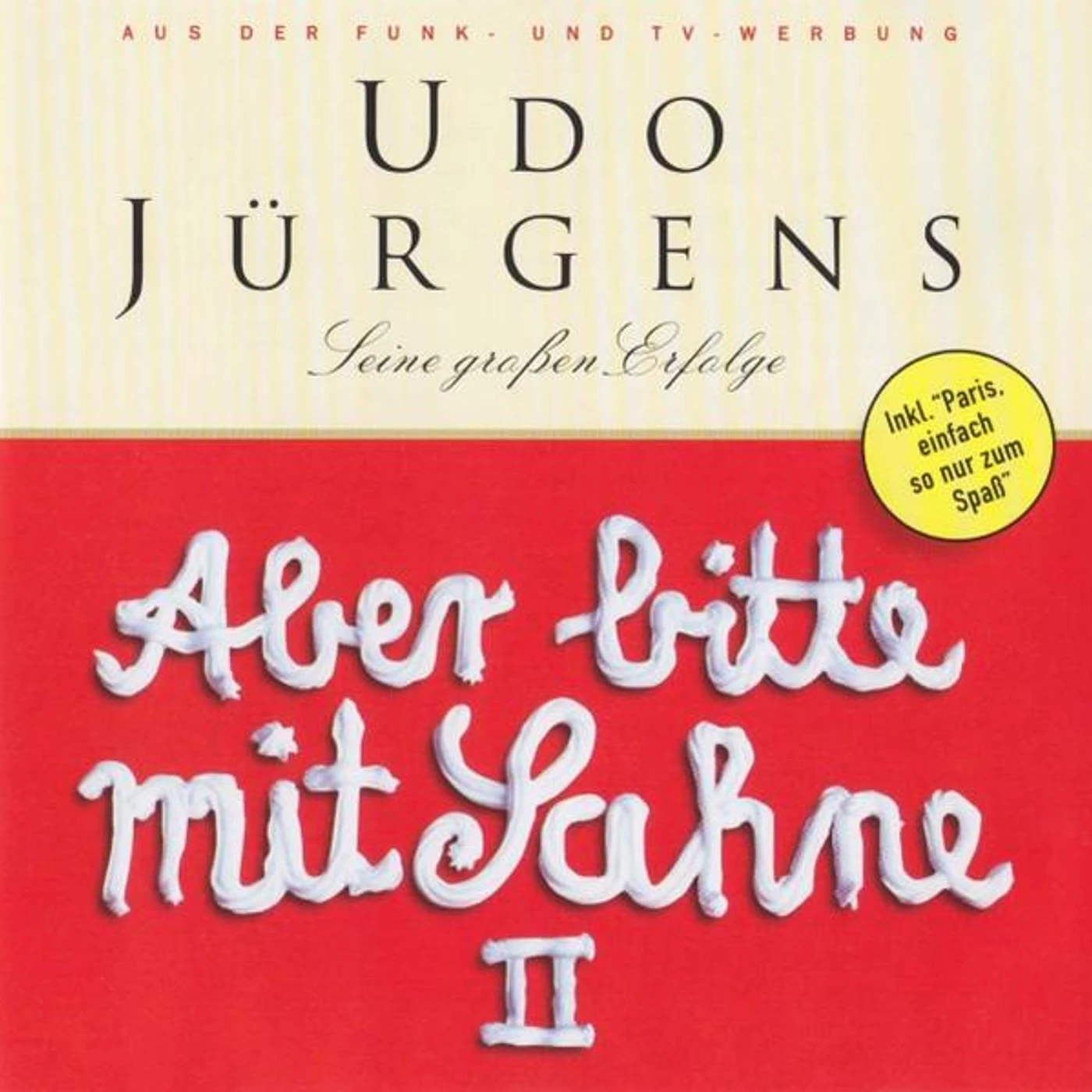 Udo Jürgens ABER BITTE MIT SAHNE 2 CD