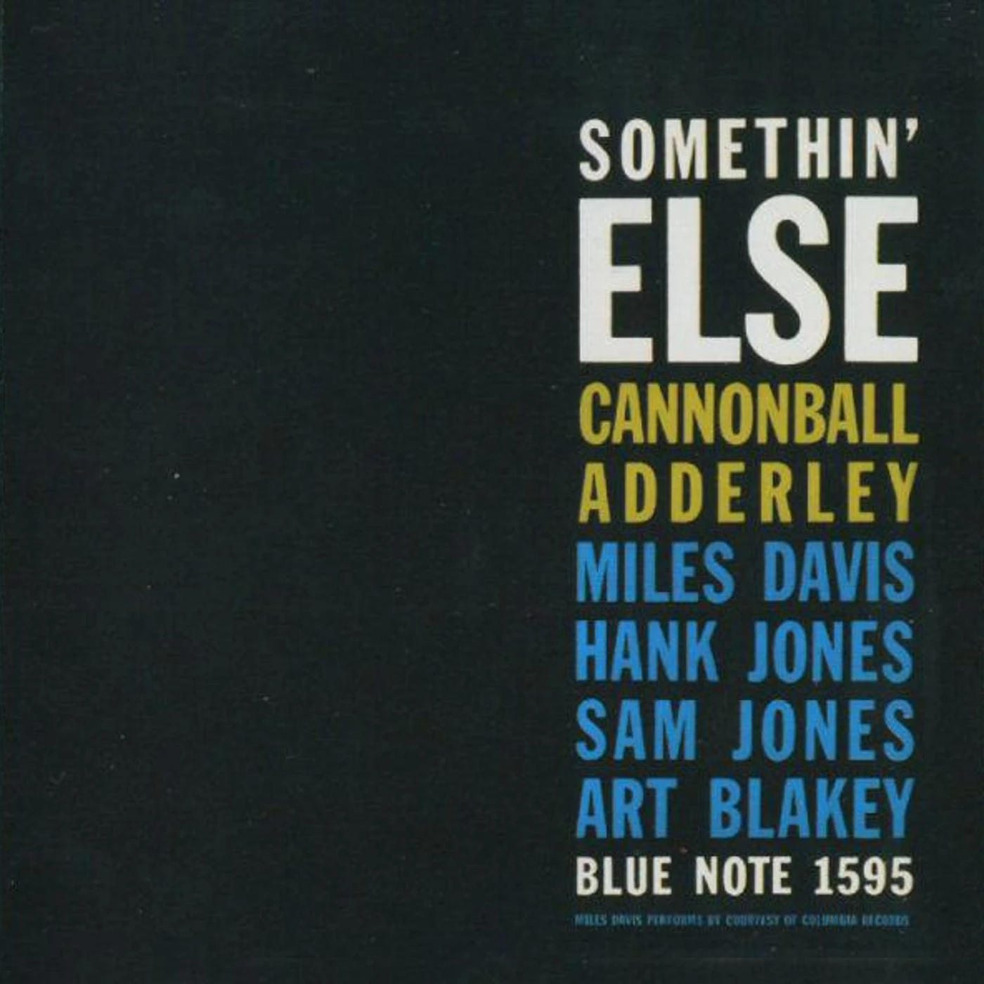 Cannonball Adderley SOMETHIN ELSE CD