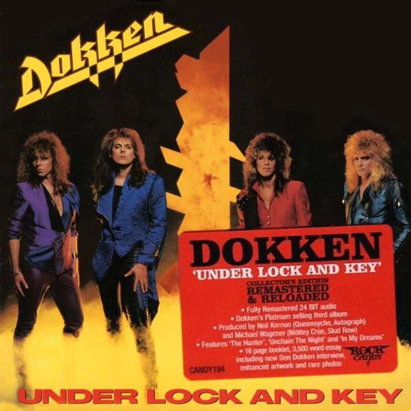Dokken UNDER LOCK & KEY CD