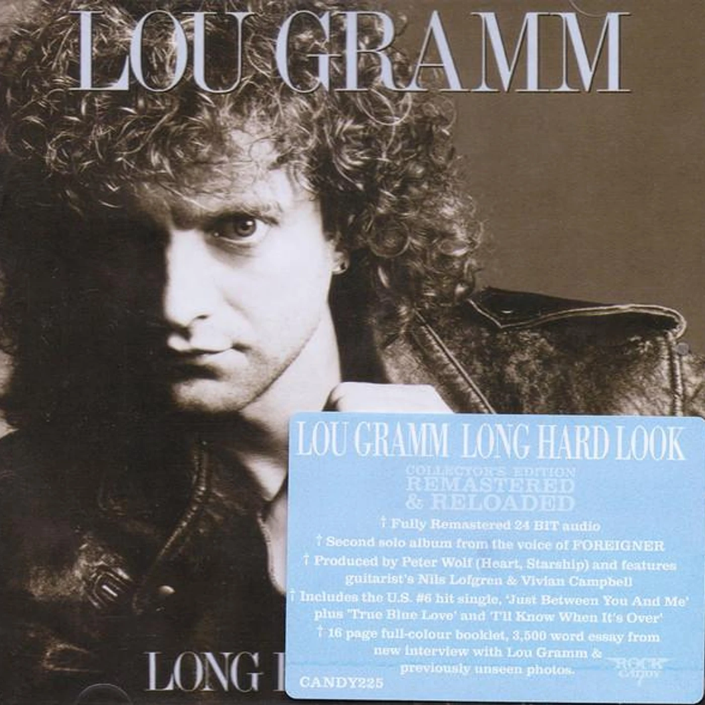 Lou Gramm LONG HARD LOOK CD