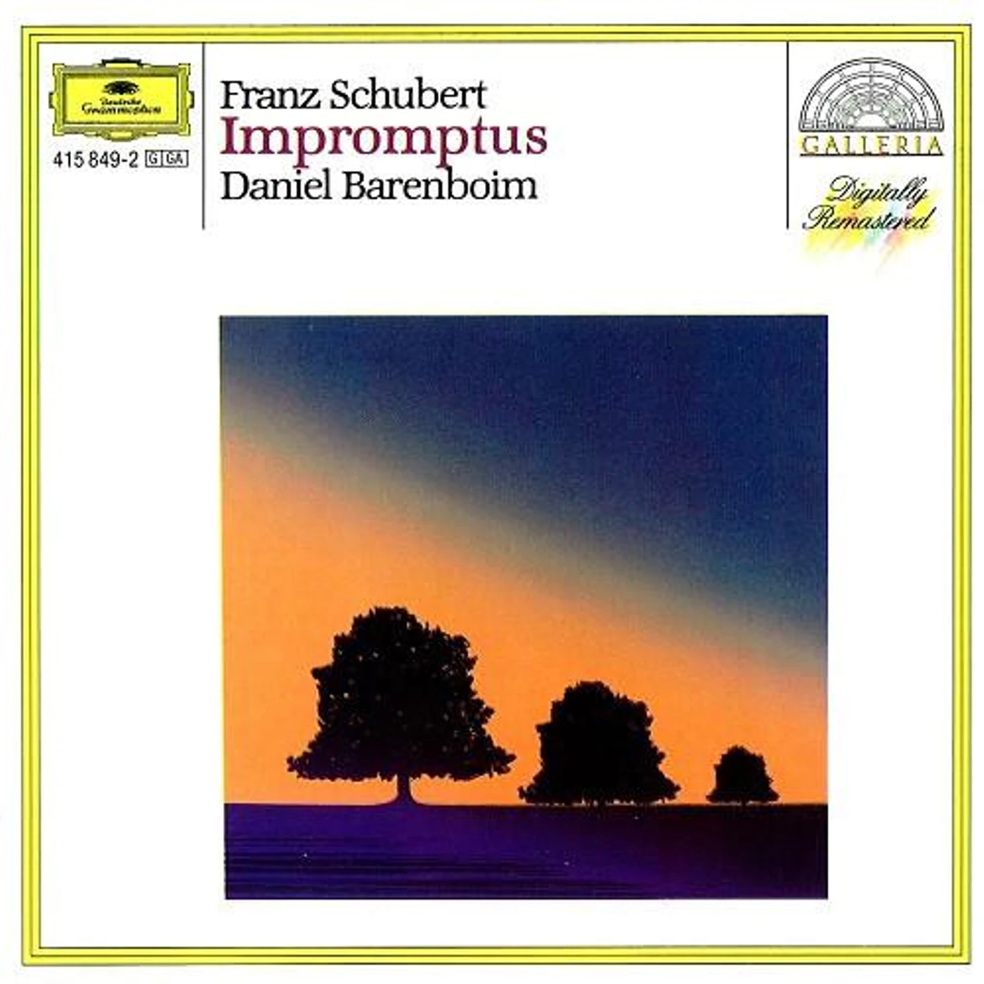 Daniel Barenboim SCHUBERT: IMPROMPTUS D.935 & 899 CD