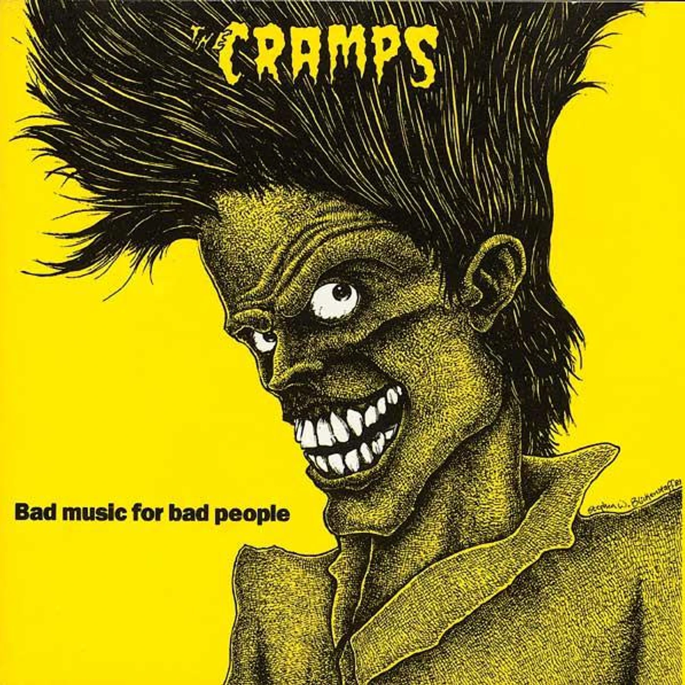 The Cramps BAD MUSIC FOR BAD PEOPLE CD
