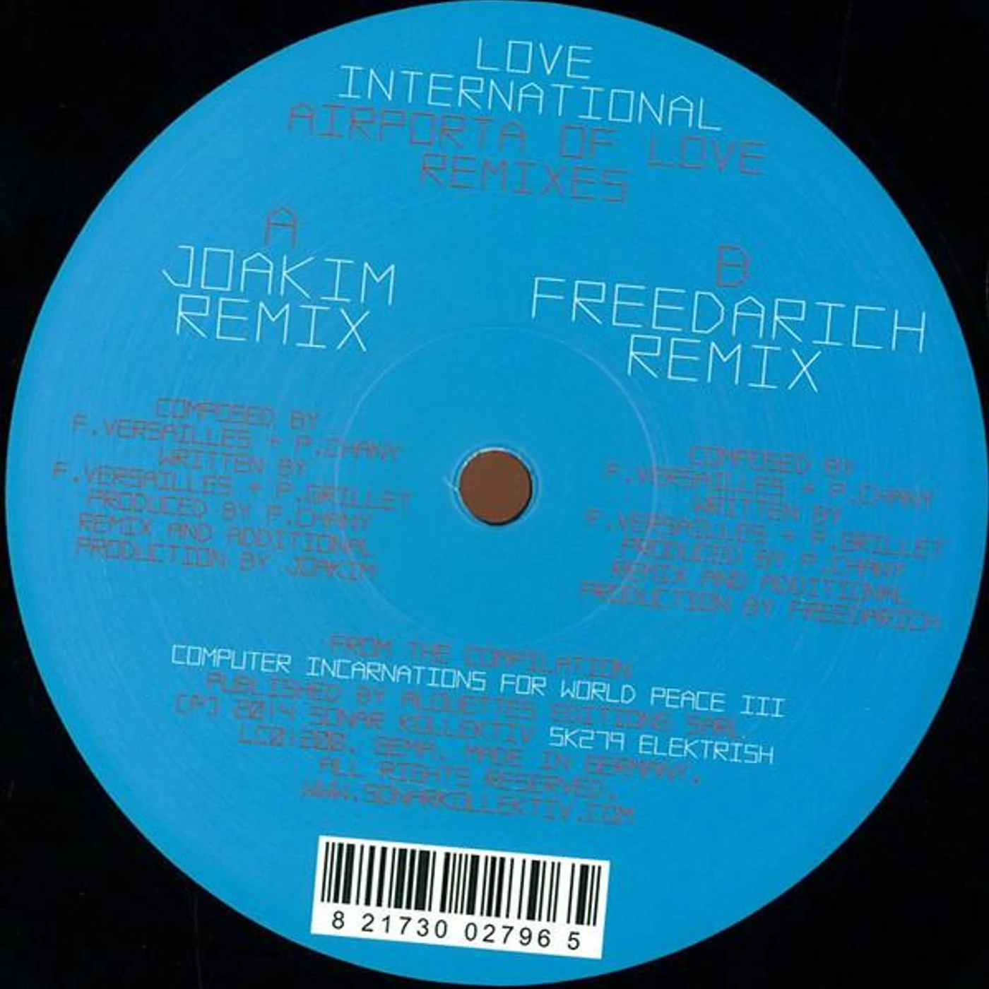 Love International Airport Of Love Remixes Vinyl Record