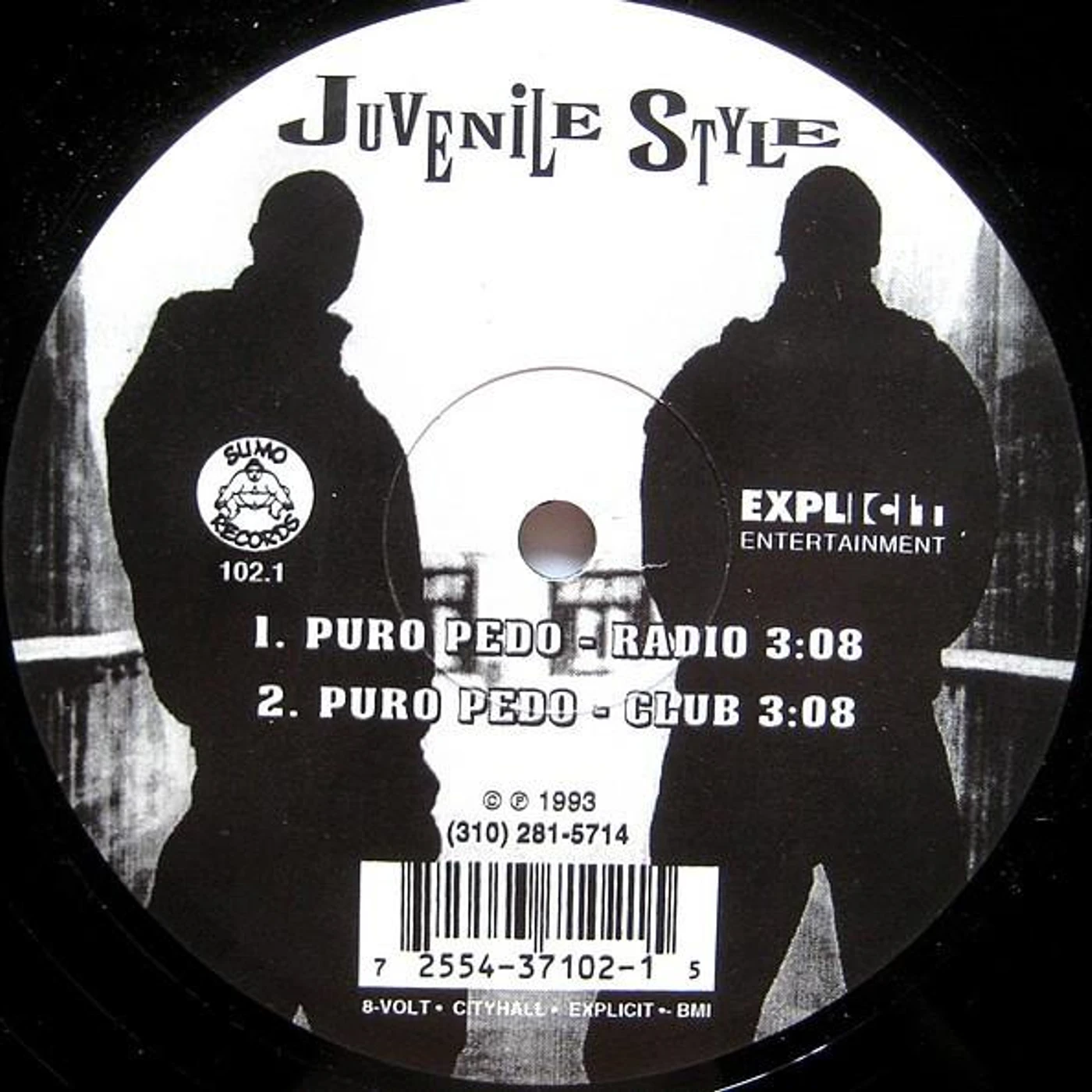 Juvenile Style LOW M*F* / PURO PEDO Vinyl Record